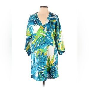 NATORI caftan loungewear dress or swim cover up